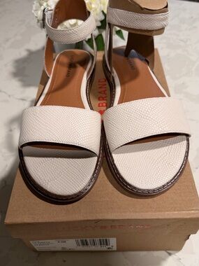 Lucky Brand Women's Kimaya Ankle-Strap Flat Sandals